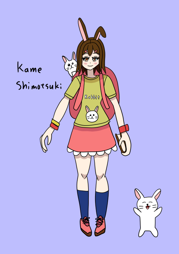 うさぎの立ち絵