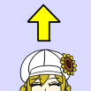 向日葵のボタン